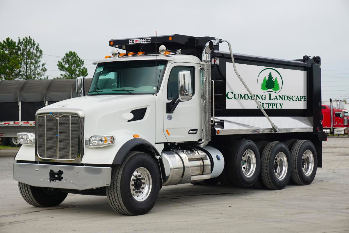 Cumming Mulch Dump Truck, Commercial and residential Delivery